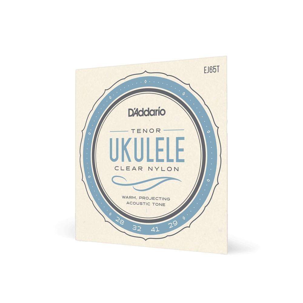 DADDARIO EJ65T SET TENOR UKE CLEAR NYLON