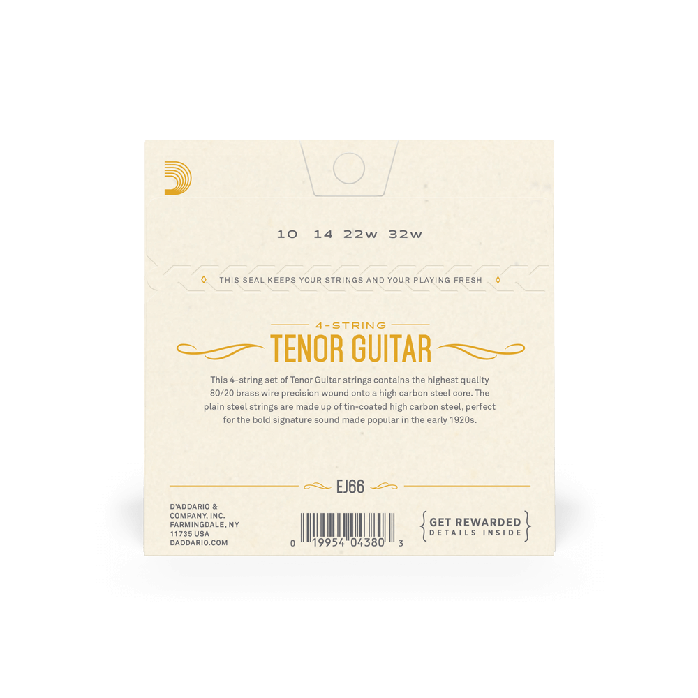 DADDARIO EJ66 SET TENOR GTR 8020 BRONZE