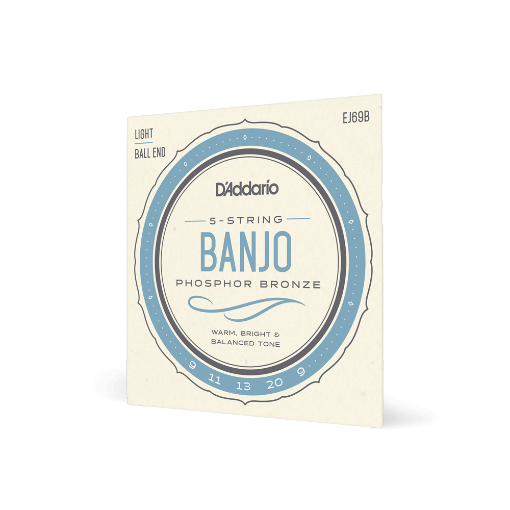 DADDARIO EJ69B SET BANJO PHOS BRZ LITE BALL