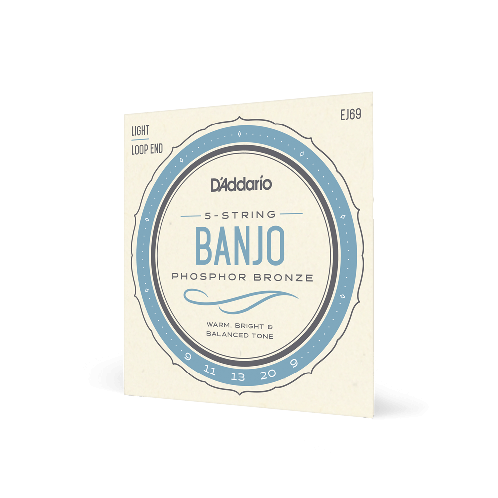DADDARIO EJ69 SET BANJO PHOS BRZ LITE