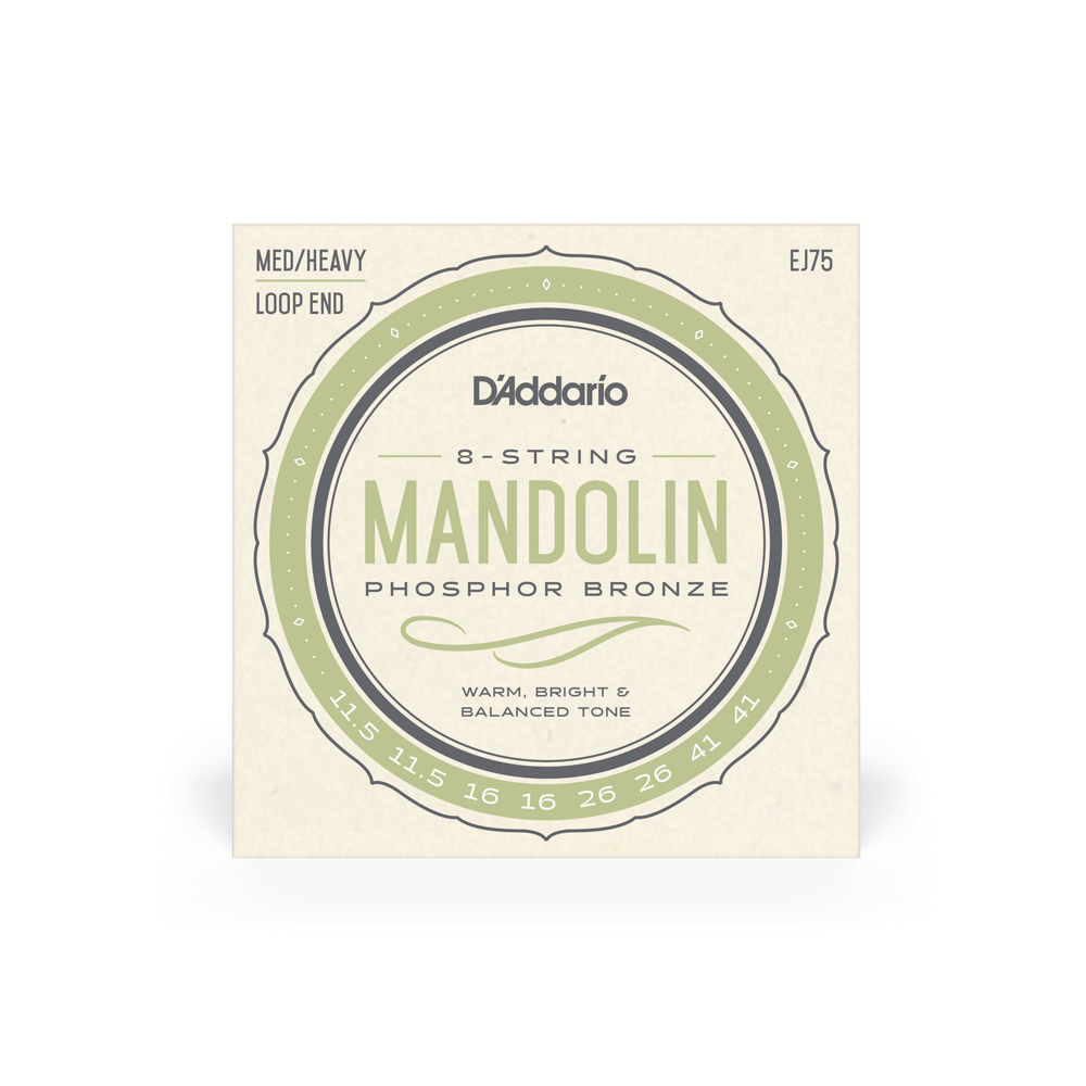 DADDARIO EJ75 SET MANDOLIN PHOS BRZ MEDHVY