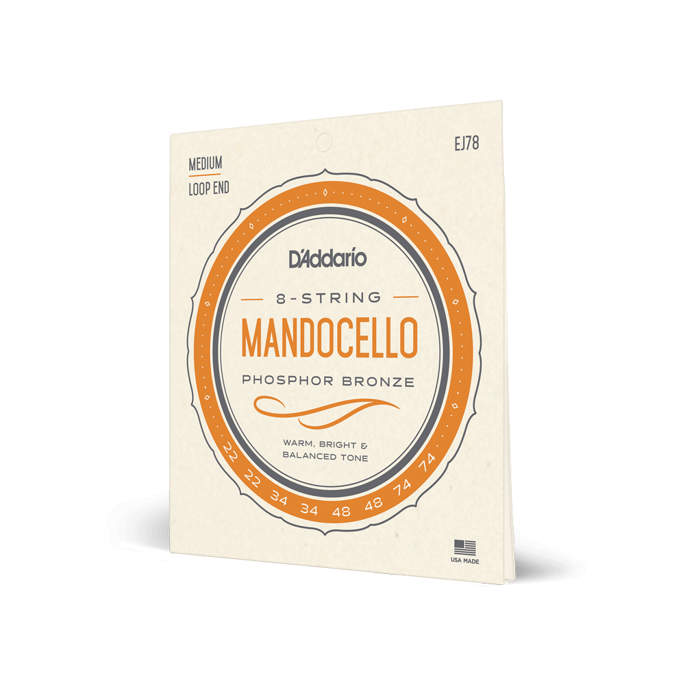 DADDARIO EJ78 SET MANDOCELLO PHOS BRZ