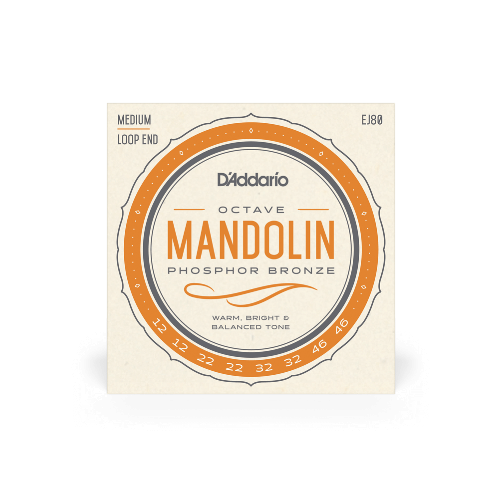 DADDARIO EJ80 SET OCTAVE MANDOLIN PB MED