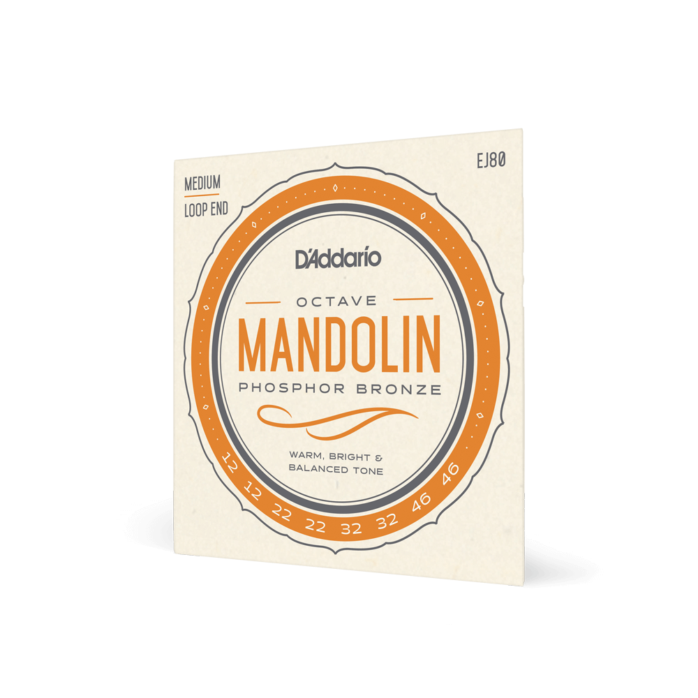 DADDARIO EJ80 SET OCTAVE MANDOLIN PB MED