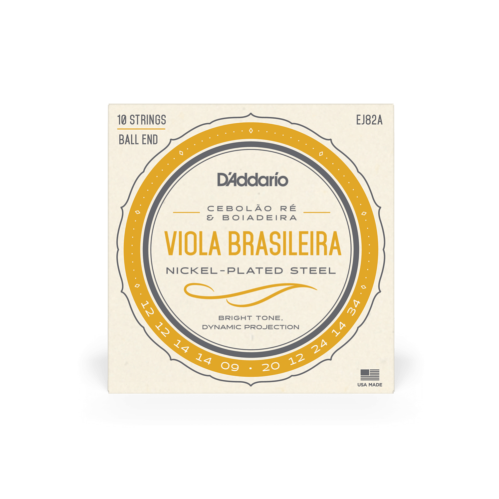 DADDARIO EJ82A SET VIOLA BRASILEIRA CEBOLAORE