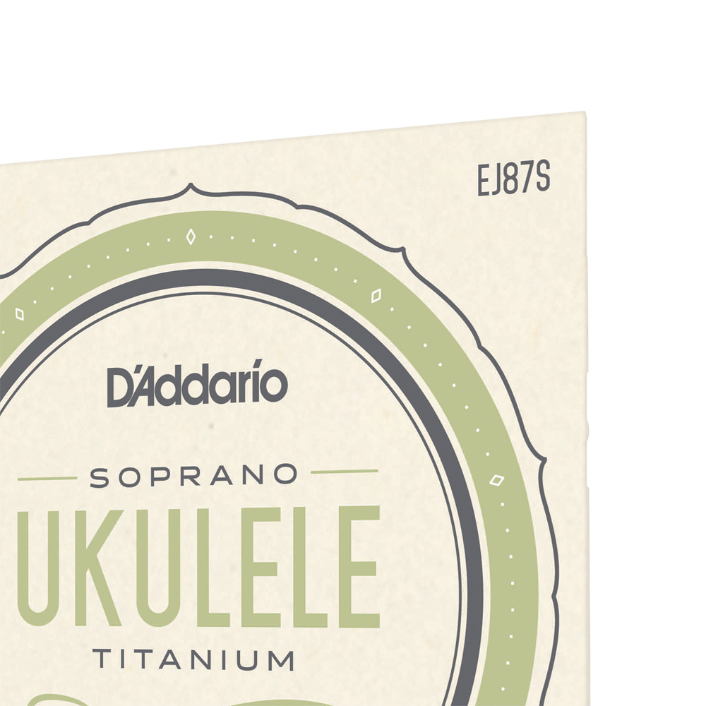 DADDARIO EJ87S SET SOPRANO TITANIUM UKULELE