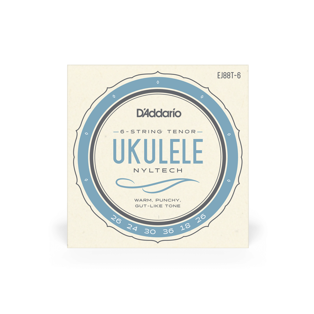 DADDARIO EJ88T-6 SET TENOR NYLTECH 6-ST UKULELE