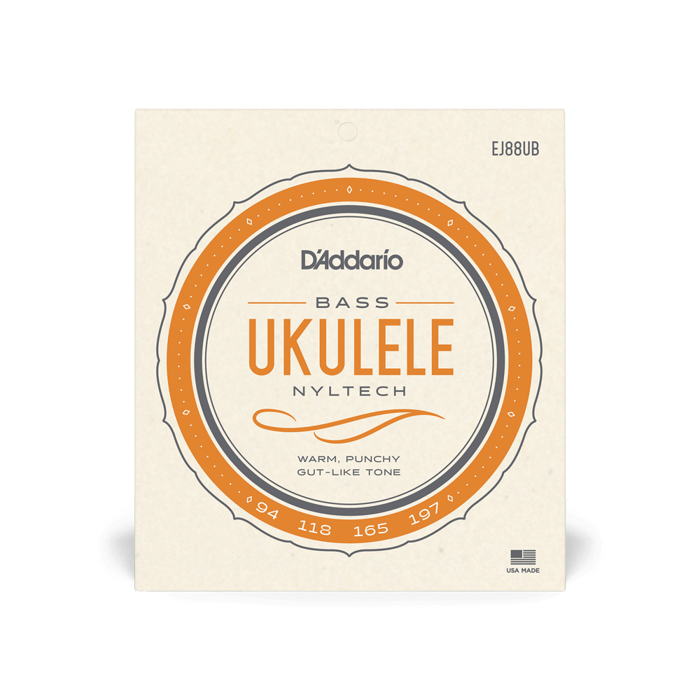 DADDARIO EJ88UB SET BASS UKULELE NYLTECH