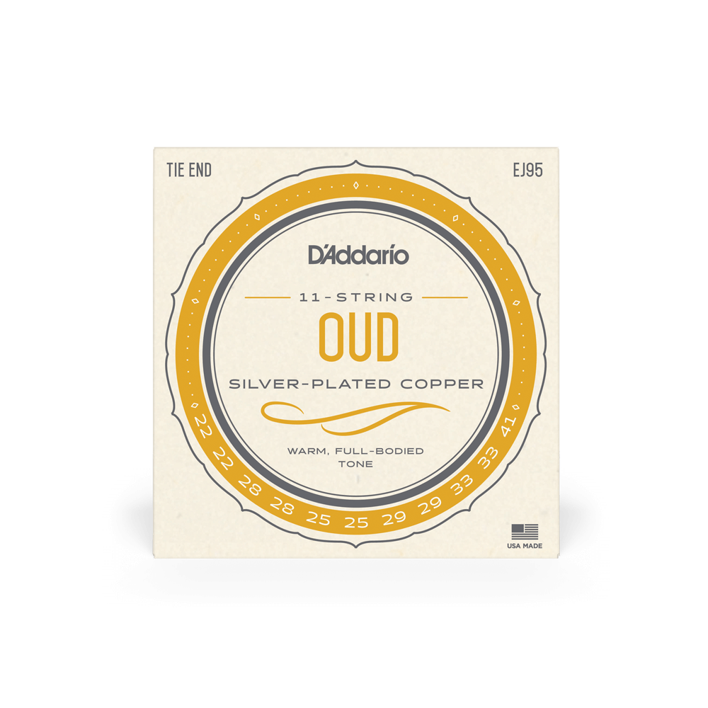 DADDARIO EJ95 SET OUD SILVER ON NYLON