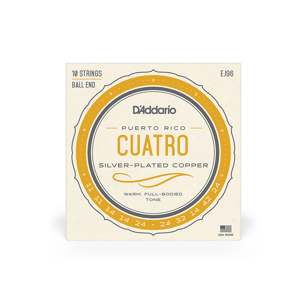 DADDARIO EJ96 SET CUATRO PUERTO SILVER