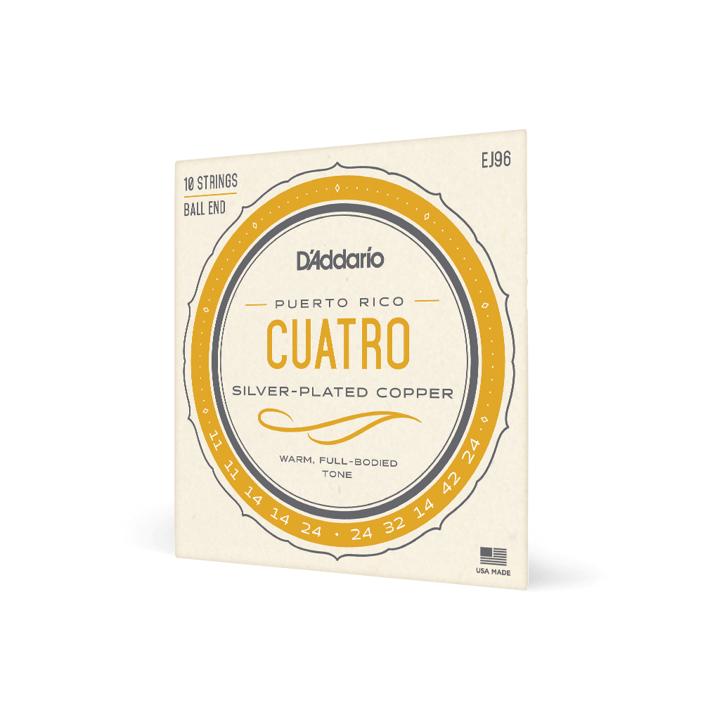 DADDARIO EJ96 SET CUATRO PUERTO SILVER