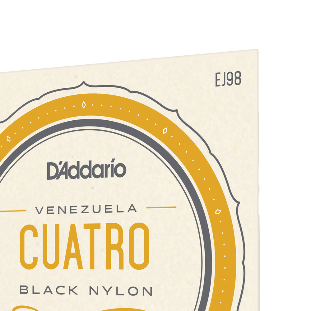 DADDARIO EJ98 SET CUATRO VENEZUELA BLK NYLON