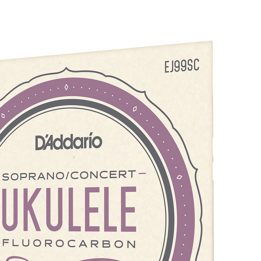 DADDARIO EJ99SC SET SOPRANOCONCERT UKE CARBON