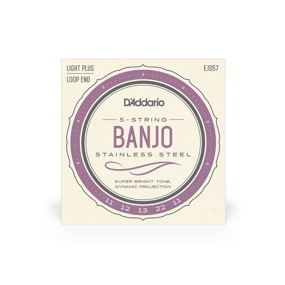 DADDARIO EJS57 SET BANJO SS WND 11-22 MED