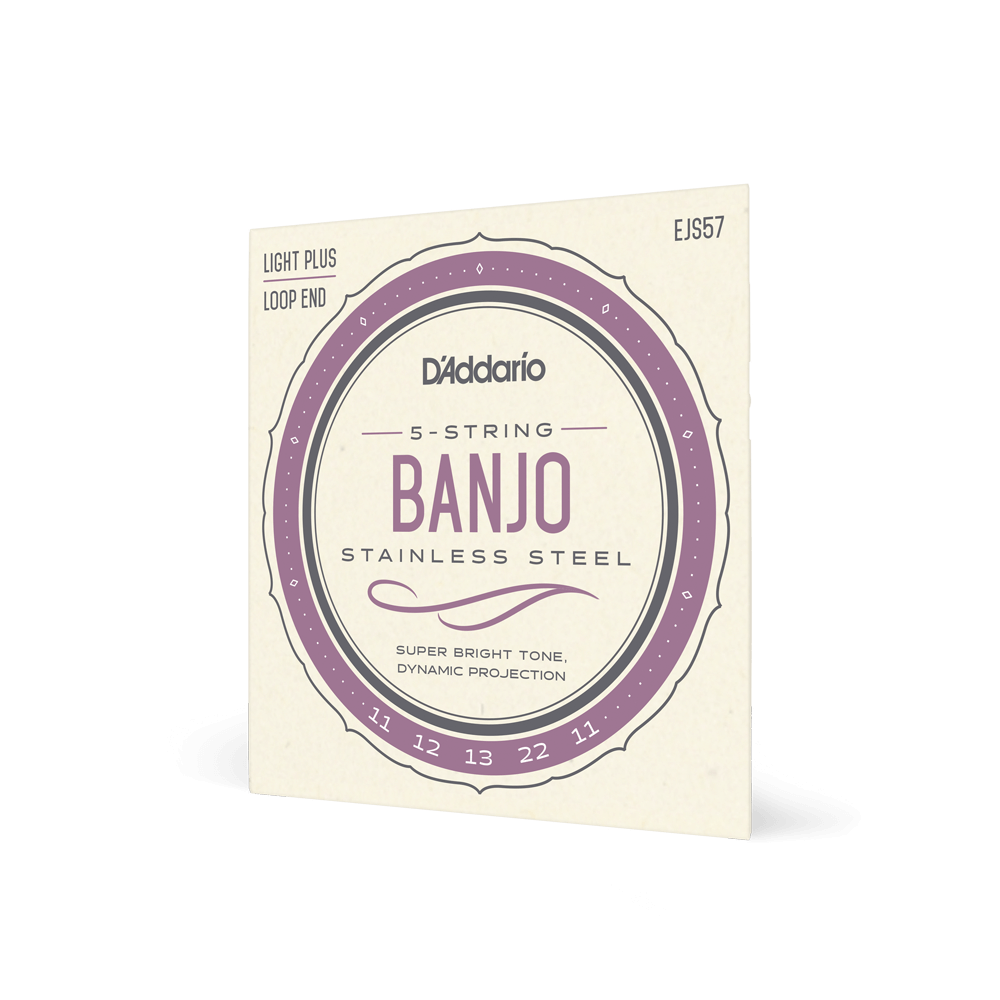 DADDARIO EJS57 SET BANJO SS WND 11-22 MED