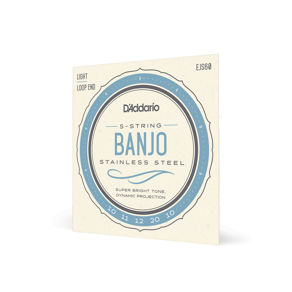 DADDARIO EJS60 SET BANJO SS WND 10-20 LIGHT