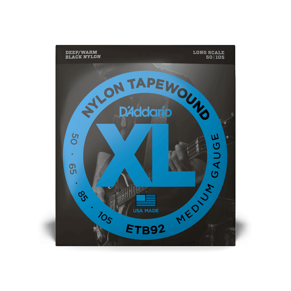 DADDARIO ETB92 SET BASS TAPEWOUND 50-105 LONG