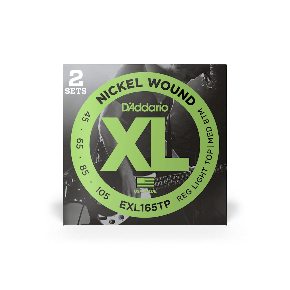 DADDARIO EXL165TP 2-PACK BASS XL 45-105 LONG