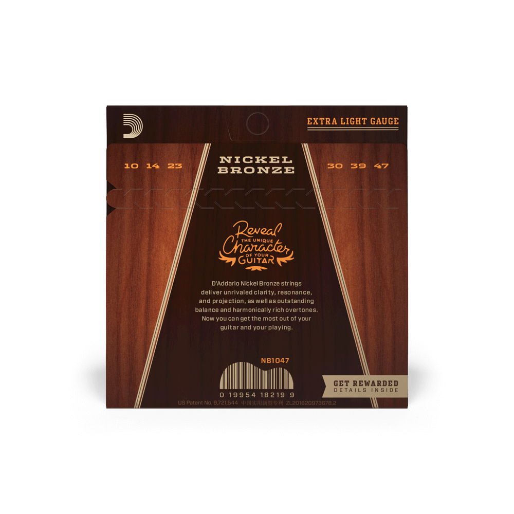 DADDARIO NB1047 SET AC GTR NICKEL BRNZE X-LITE