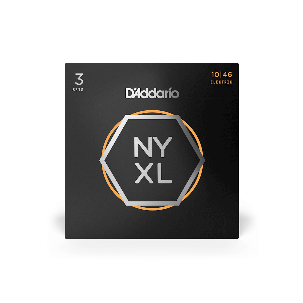 DADDARIO NYXL1046-3P 3-PACK ELEC GTR NYXL REG LITE