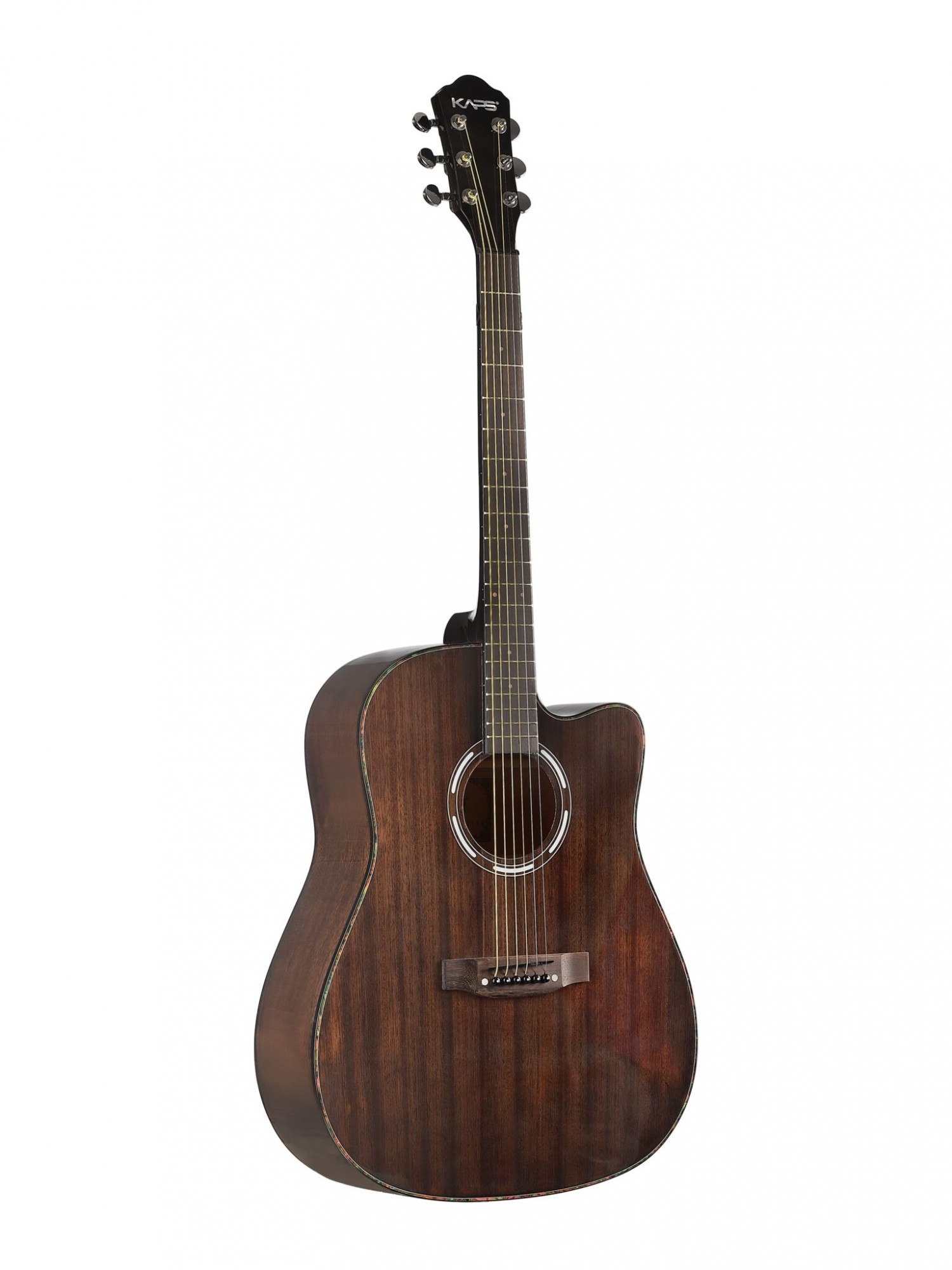 Kaps ST 1000 CSW Semi Acoustic Guitar Dark Brown