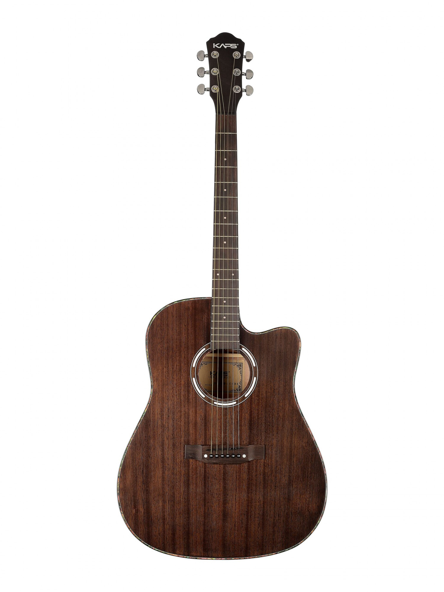 Kaps ST 1000 CSW Semi Acoustic Guitar Dark Brown