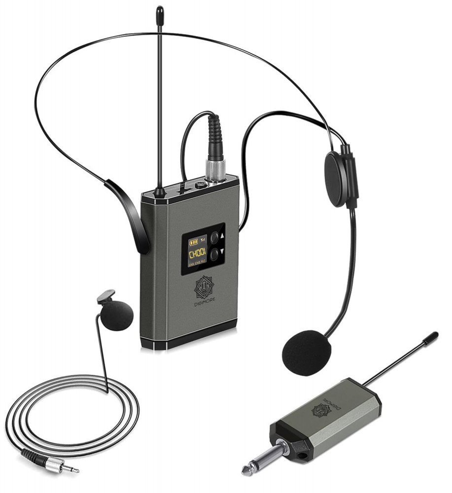 Image of Digimore D-345 UHF wireless microphone system