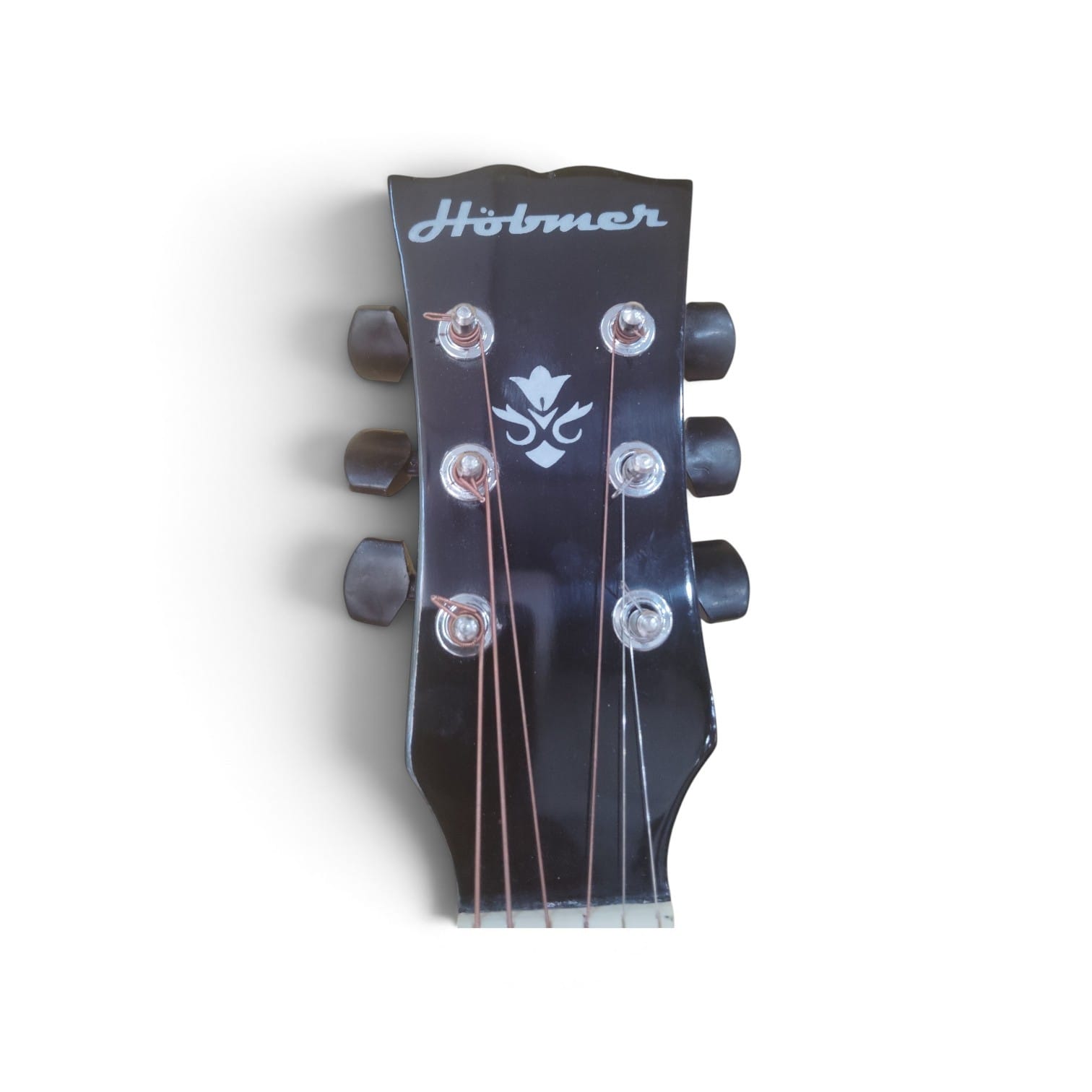 Hobmer 145 Semi-acoustic F-Cut Guitar Sunburst and Black With Case