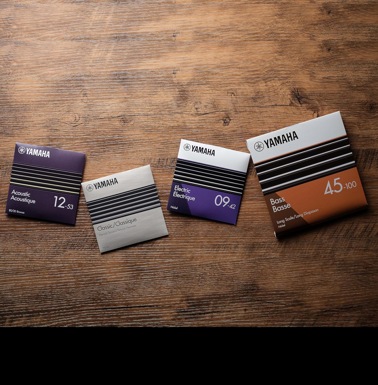 Yamaha GSA12 Acoustic Guitar Strings Bronze Light Gauge 6-String Set Durable Bright Tone Long-Lasting Performance