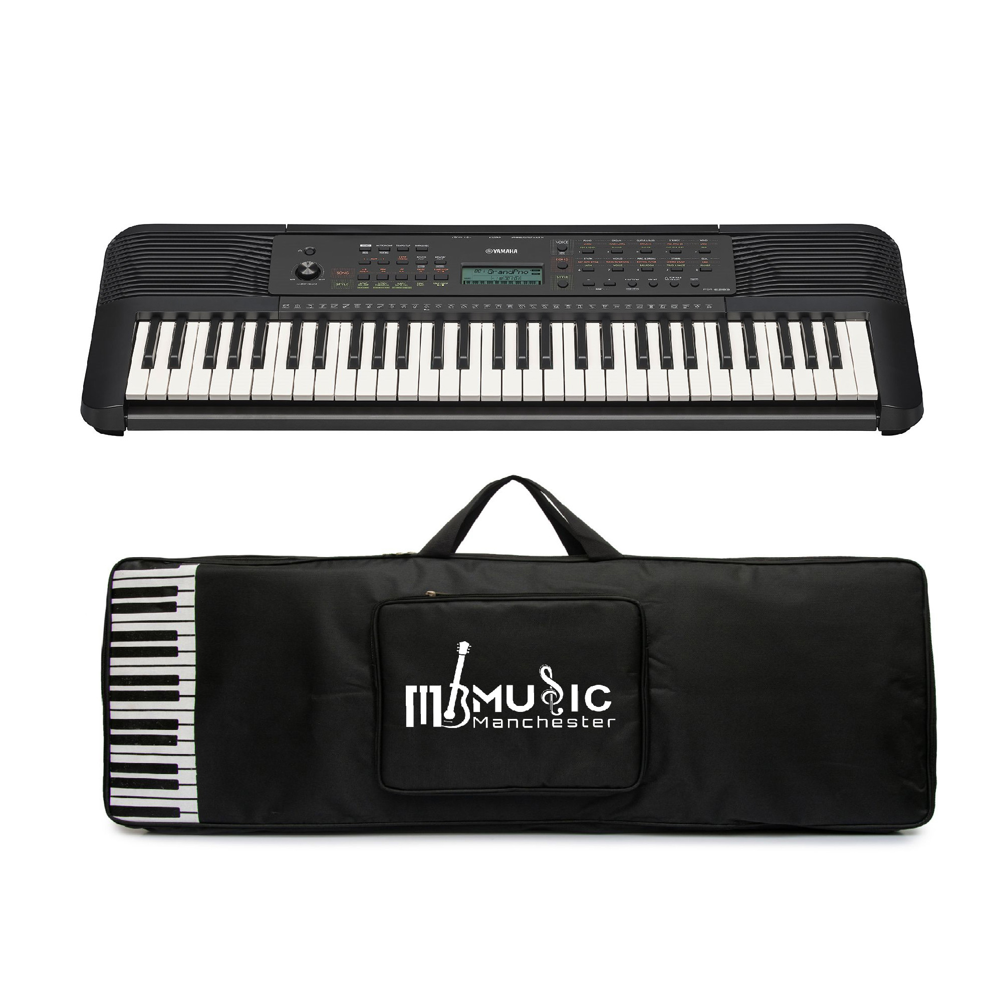 Yamaha PSR E283 Digital Keyboard for BeginersStudentsPower adaptor with Bag