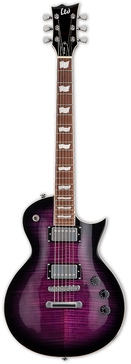 ESP EC256 STPSB Electric Guitar See Thru Purple Sunburst