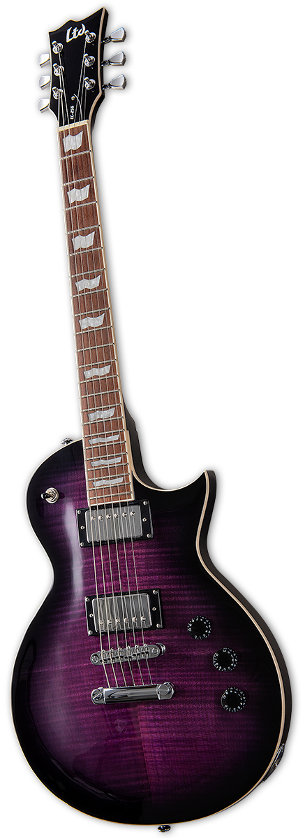 ESP EC256 STPSB Electric Guitar See Thru Purple Sunburst