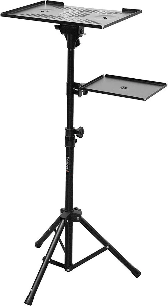 Bespeco LPS100 Laptop and Projector Stand Black