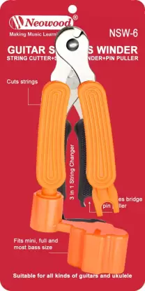 Neowood Manual Guitar String WinderOrange