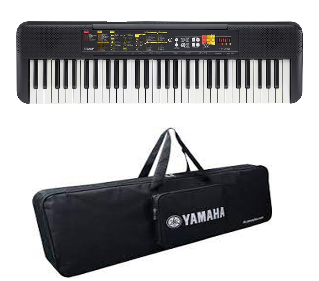 Yamaha PSR-F52 Portable 61 Keys Keyboard with Adaptor and Cover