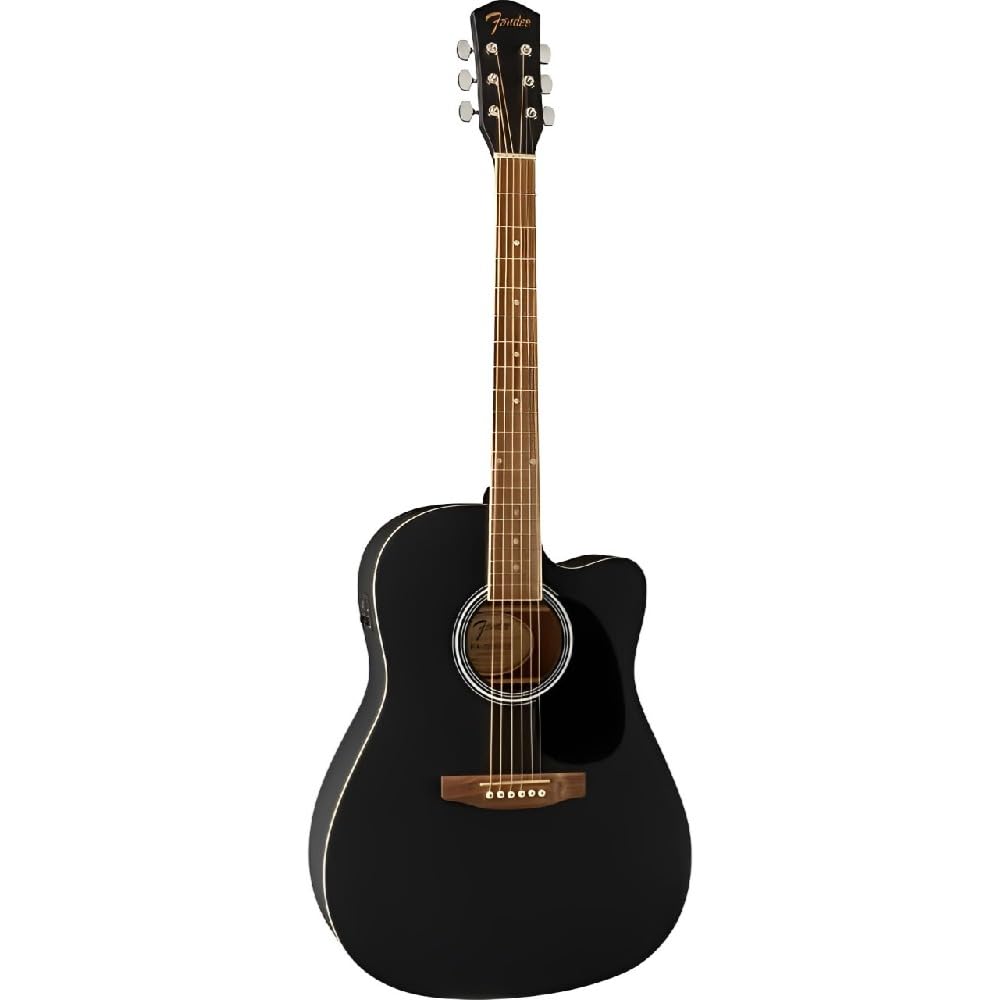 Fender Semi Acoustic Guitar Wn FA-25CE Black