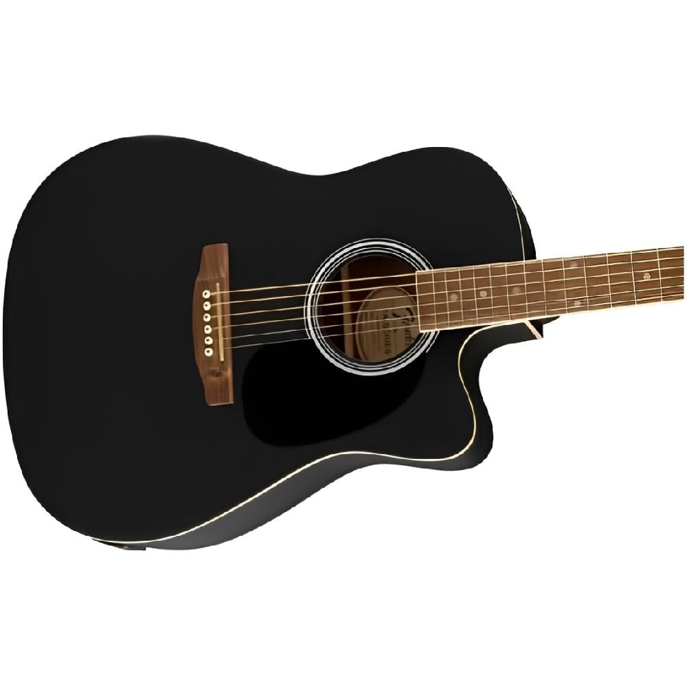 Fender Semi Acoustic Guitar Wn FA-25CE Black