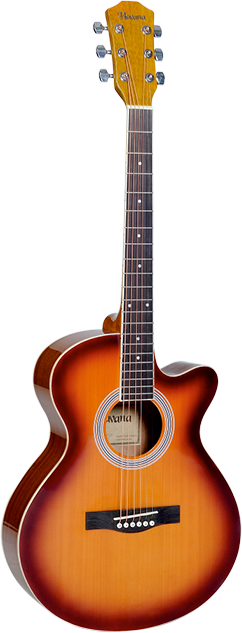 Havana FA-391C CS 39 Cutaway Acoustic Guitar