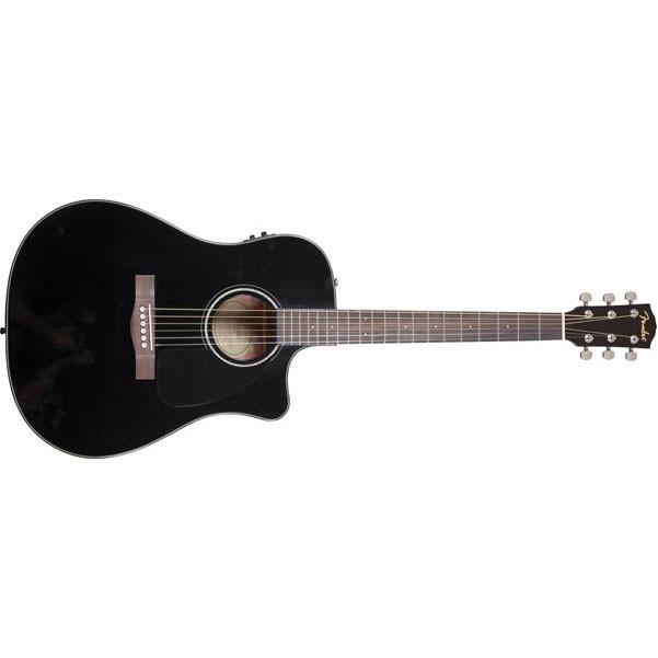 Fender CD-60S CE Semi Acoustic Guitar - Black
