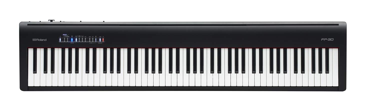 Roland FP-30 88-key Portable Digital Keyboard with Power Amplifier and Stereo Speakers