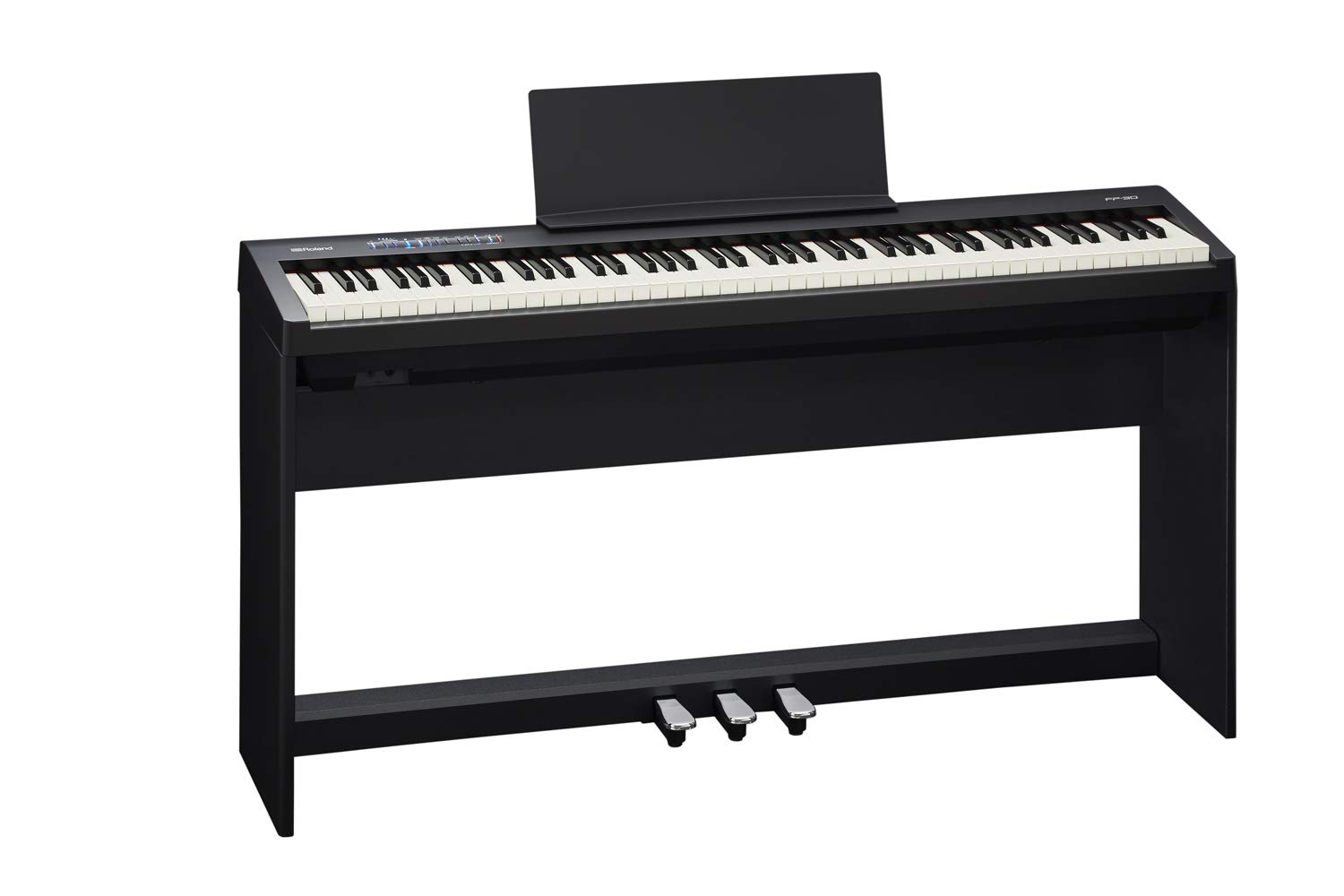 Roland FP-30 88-key Portable Digital Keyboard with Power Amplifier and Stereo Speakers