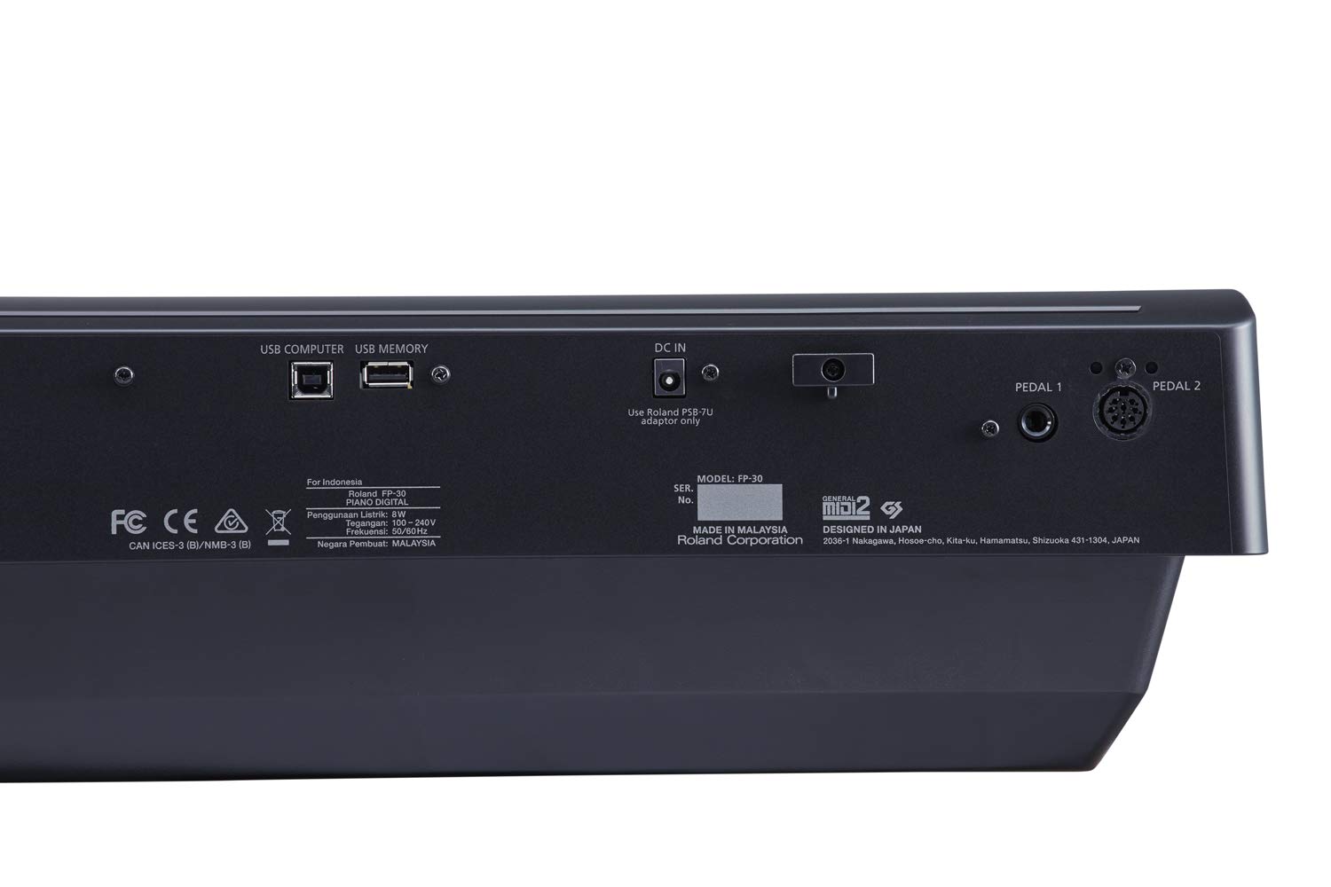 Roland FP-30 88-key Portable Digital Keyboard with Power Amplifier and Stereo Speakers