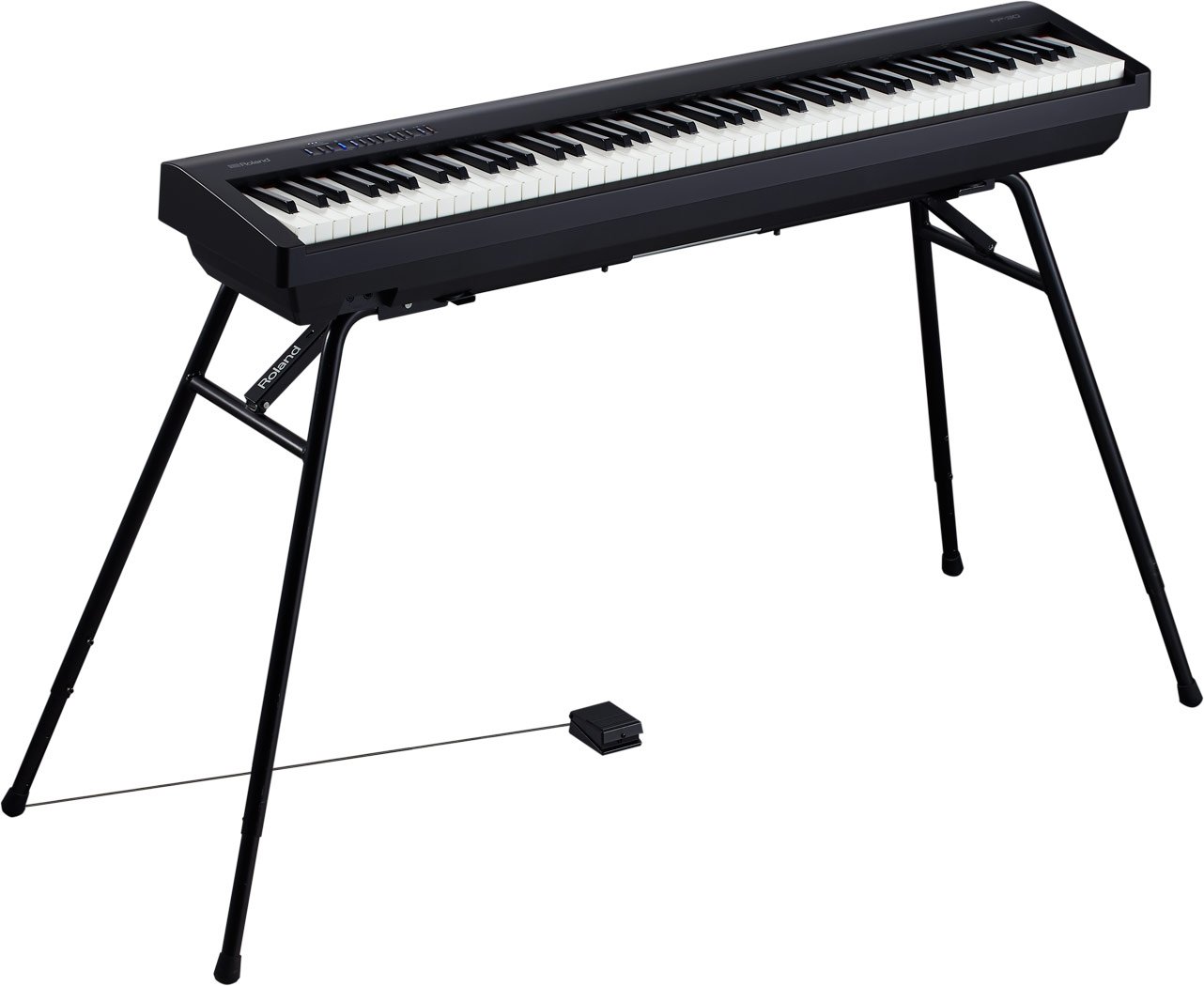 Roland FP-30 88-key Portable Digital Keyboard with Power Amplifier and Stereo Speakers