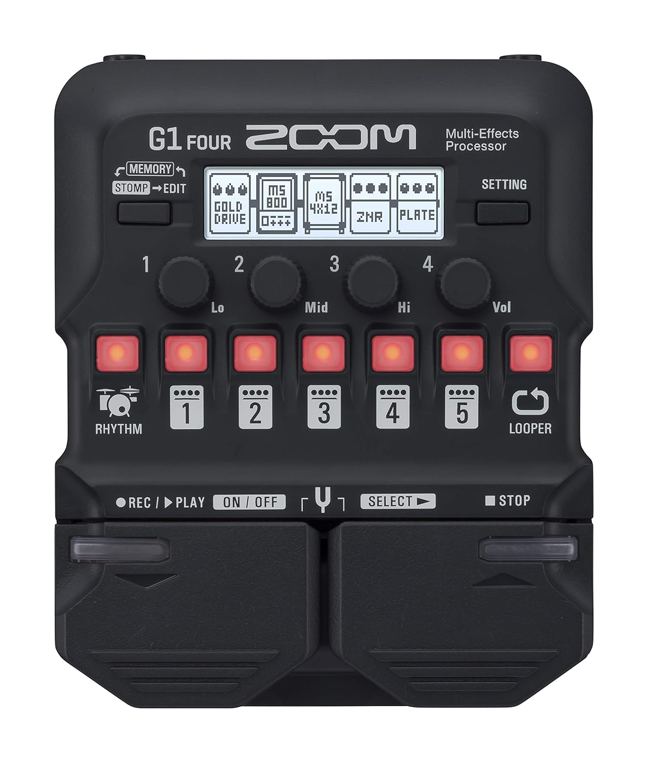 Zoom G1 Four Multi Effects Processor With Adapter