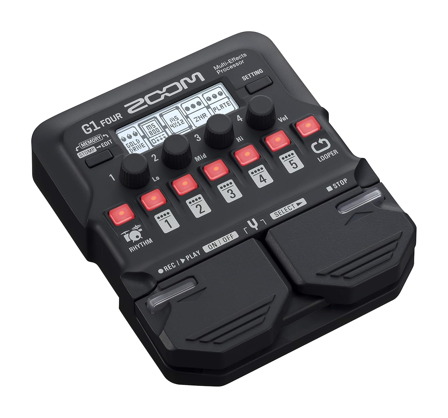 Zoom G1 Four Multi Effects Processor With Adapter