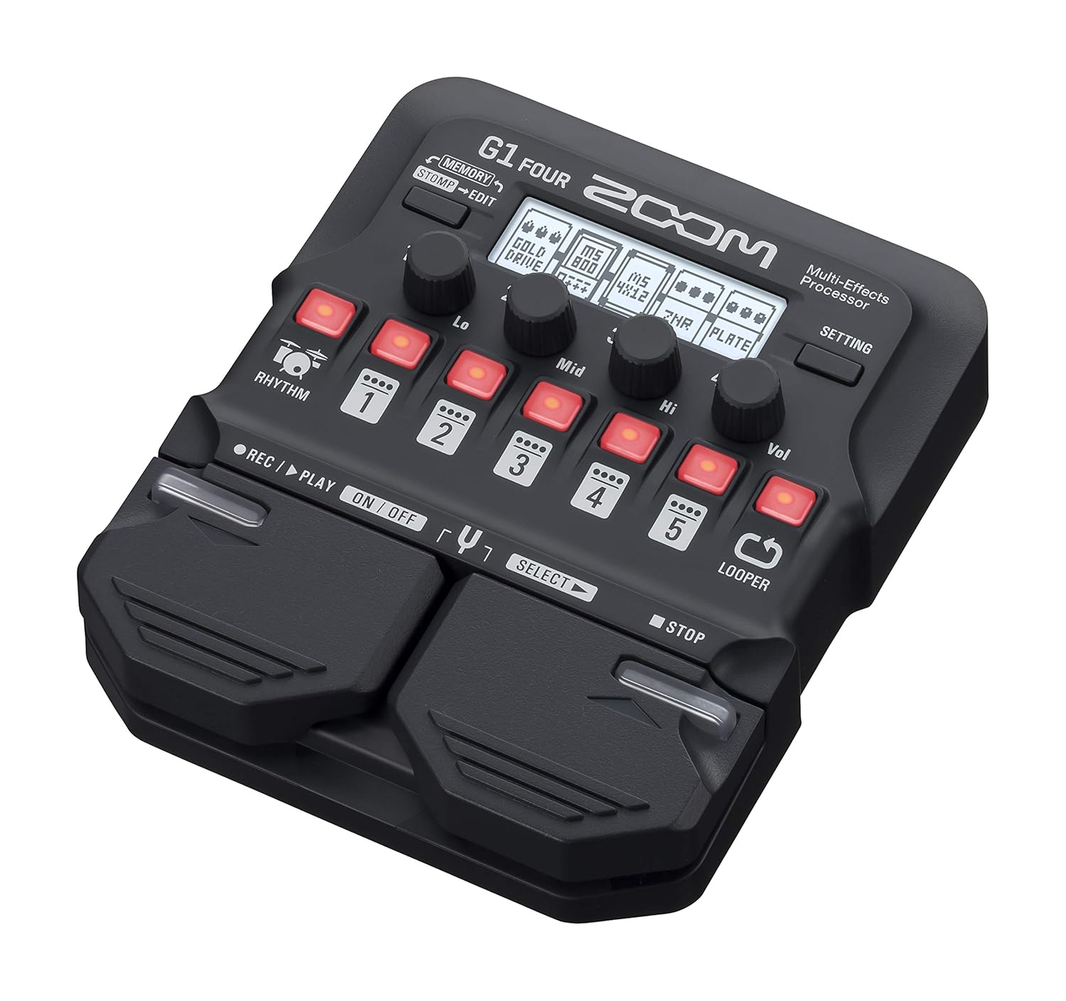 Zoom G1 Four Multi Effects Processor With Adapter