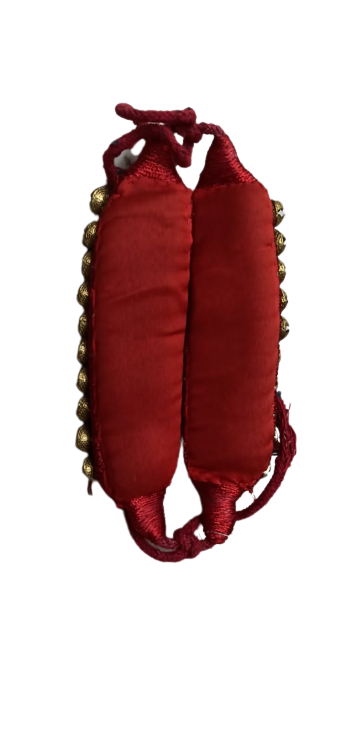 Professional Red 4 Line Ghungaroo Indian Classical Dance for Women Men