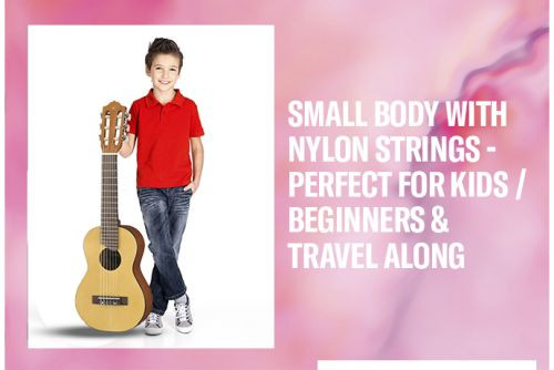 YAMAHA GL1 GUITALELE GUITAR NATURAL COLOUR  Carry case included