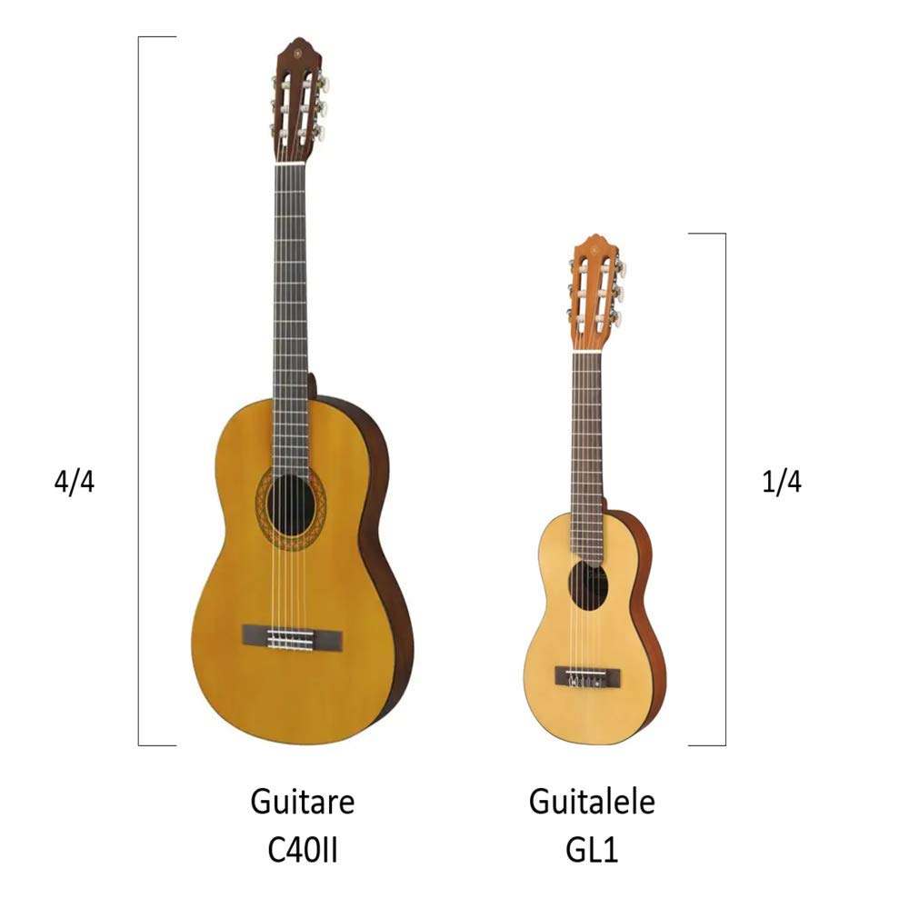 YAMAHA GL1 GUITALELE GUITAR NATURAL COLOUR Carry case included