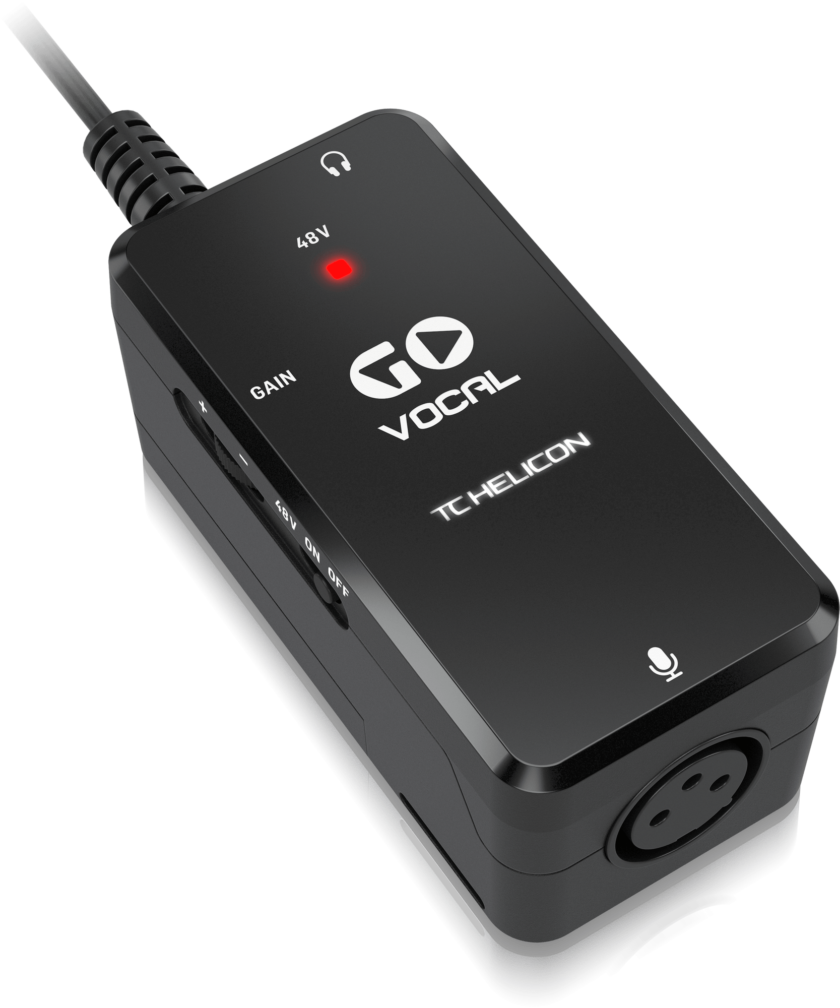 TC Helican Go Vocal High-Quality Microphone Preamp for Mobile Devices